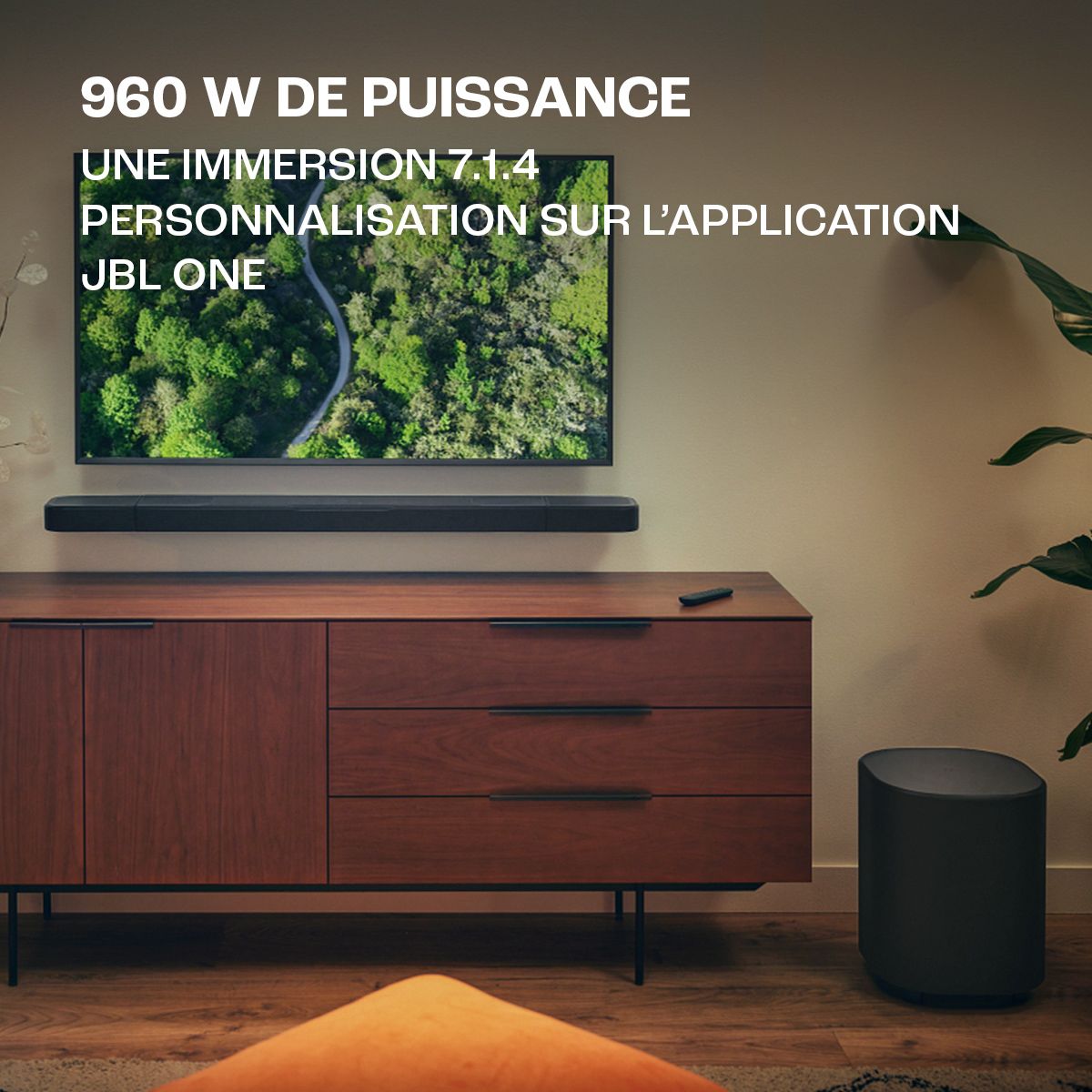 Barre de son Bar 1000 MK2 couleur unique, JBL