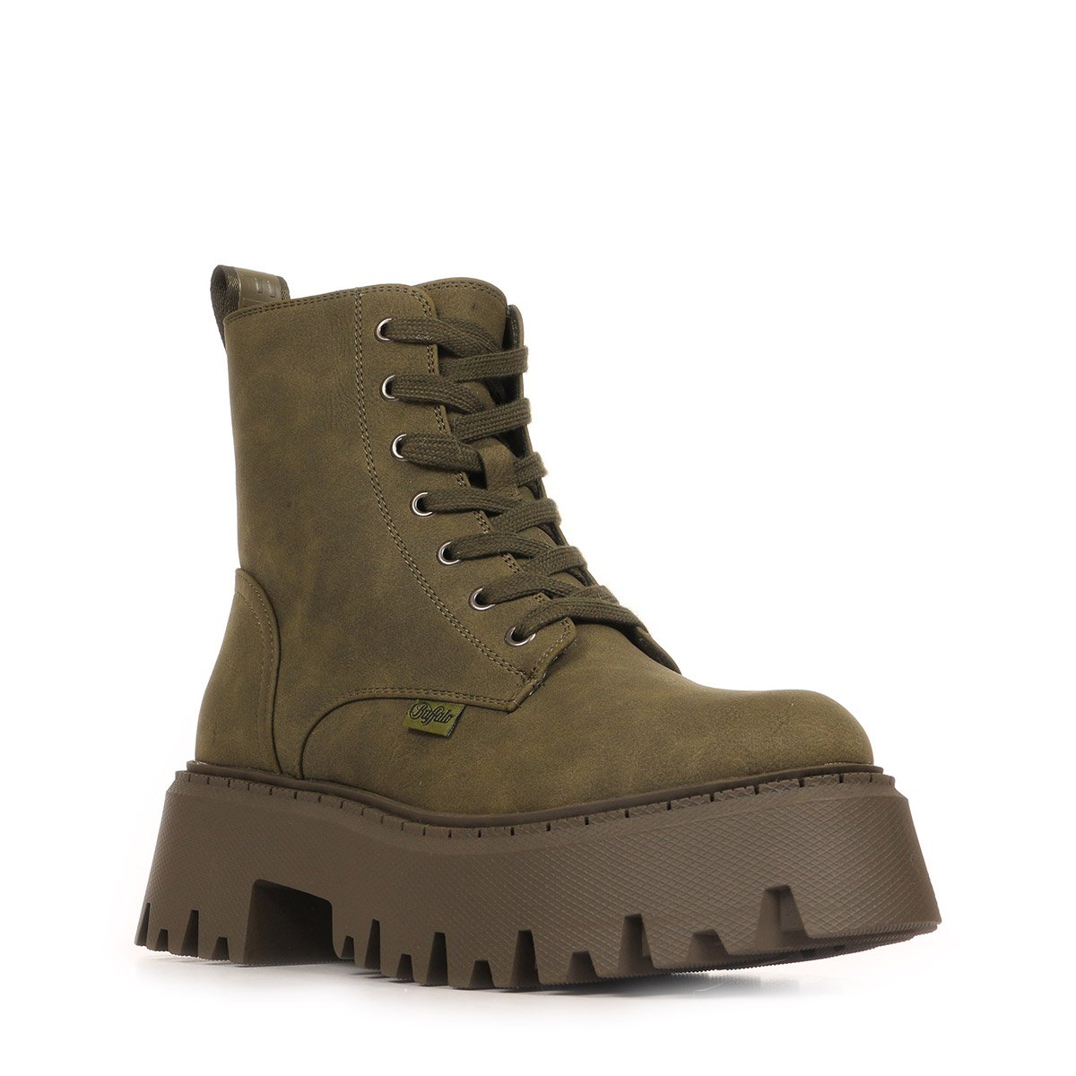 Bottes ASPEN LACE UP MID WARM khaki, BUFFALO