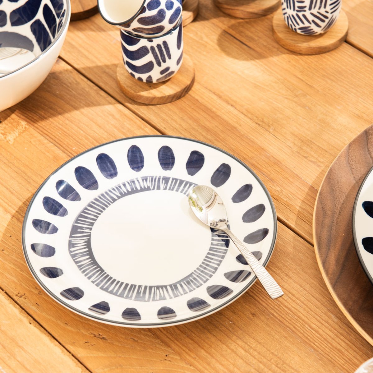 Assiette creuse Milos 20 cm (lot de 6) - MILOS bleu, TABLE PASSION