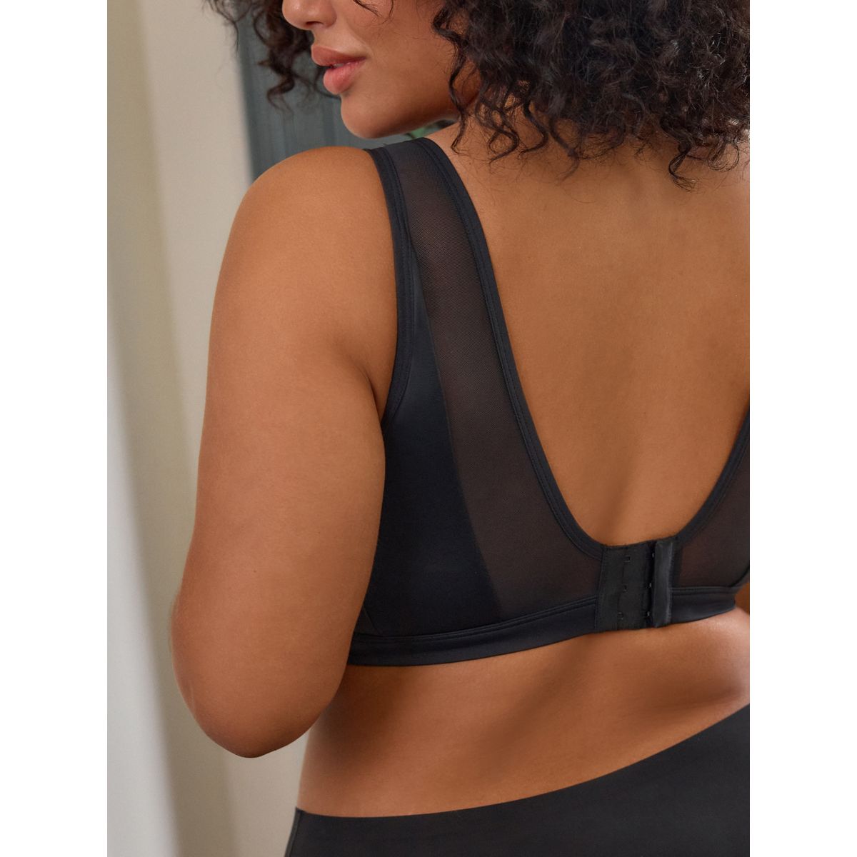 Soutien-gorge sans armatures, b-h noir, NEXT
