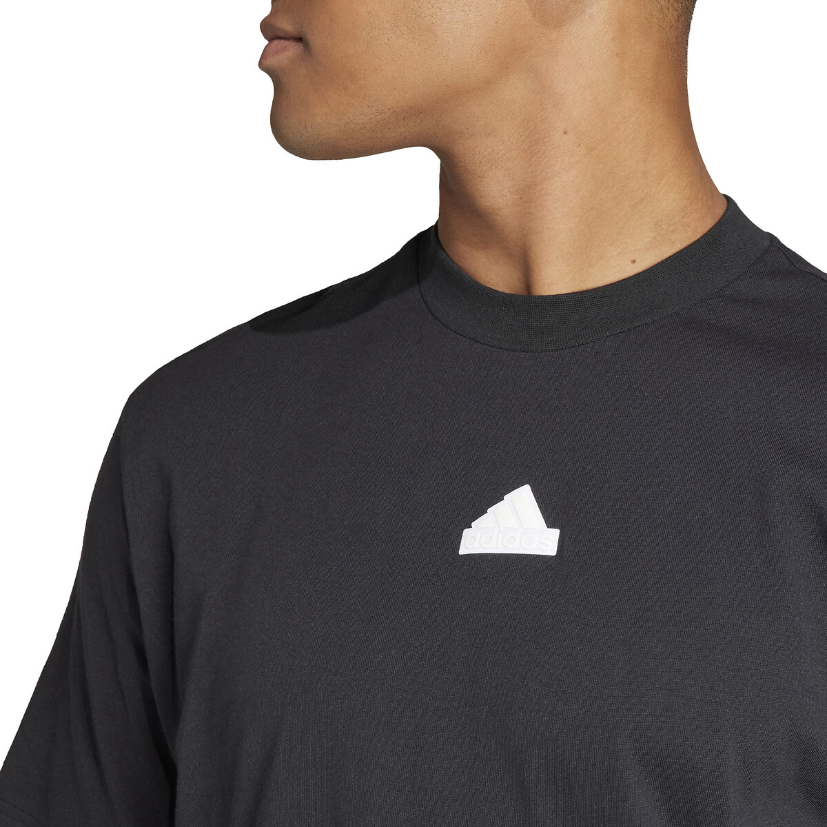 T-shirt manches courtes 3 bandes noir, ADIDAS SPORTSWEAR