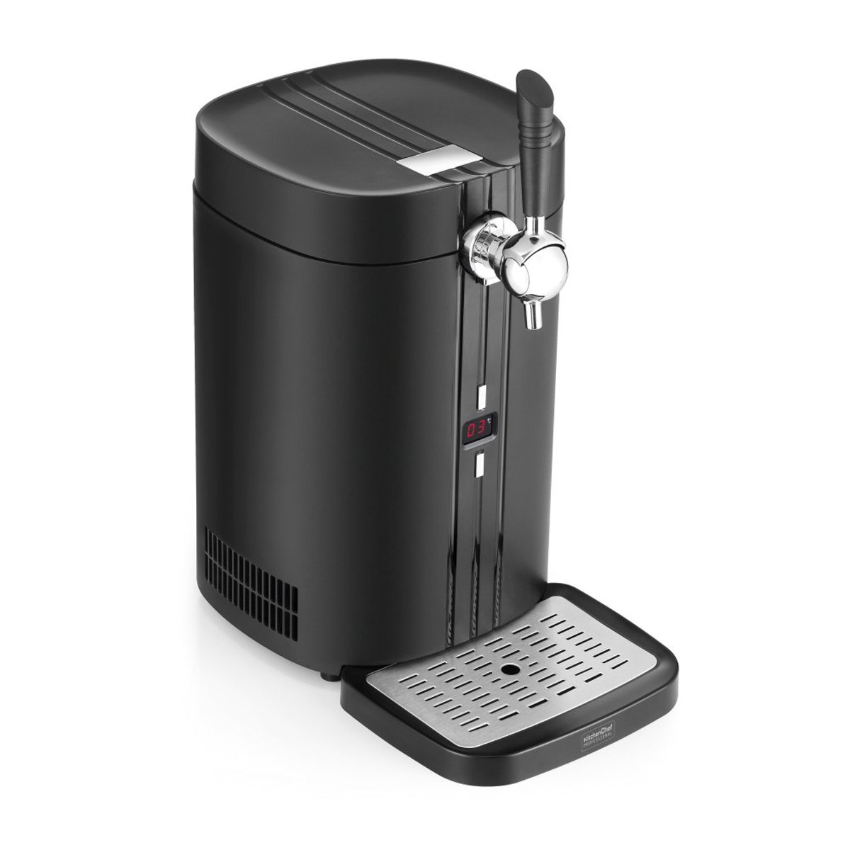 Tireuse à bière pour fût pressurisés de 5 litres noir, KITCHEN CHEF