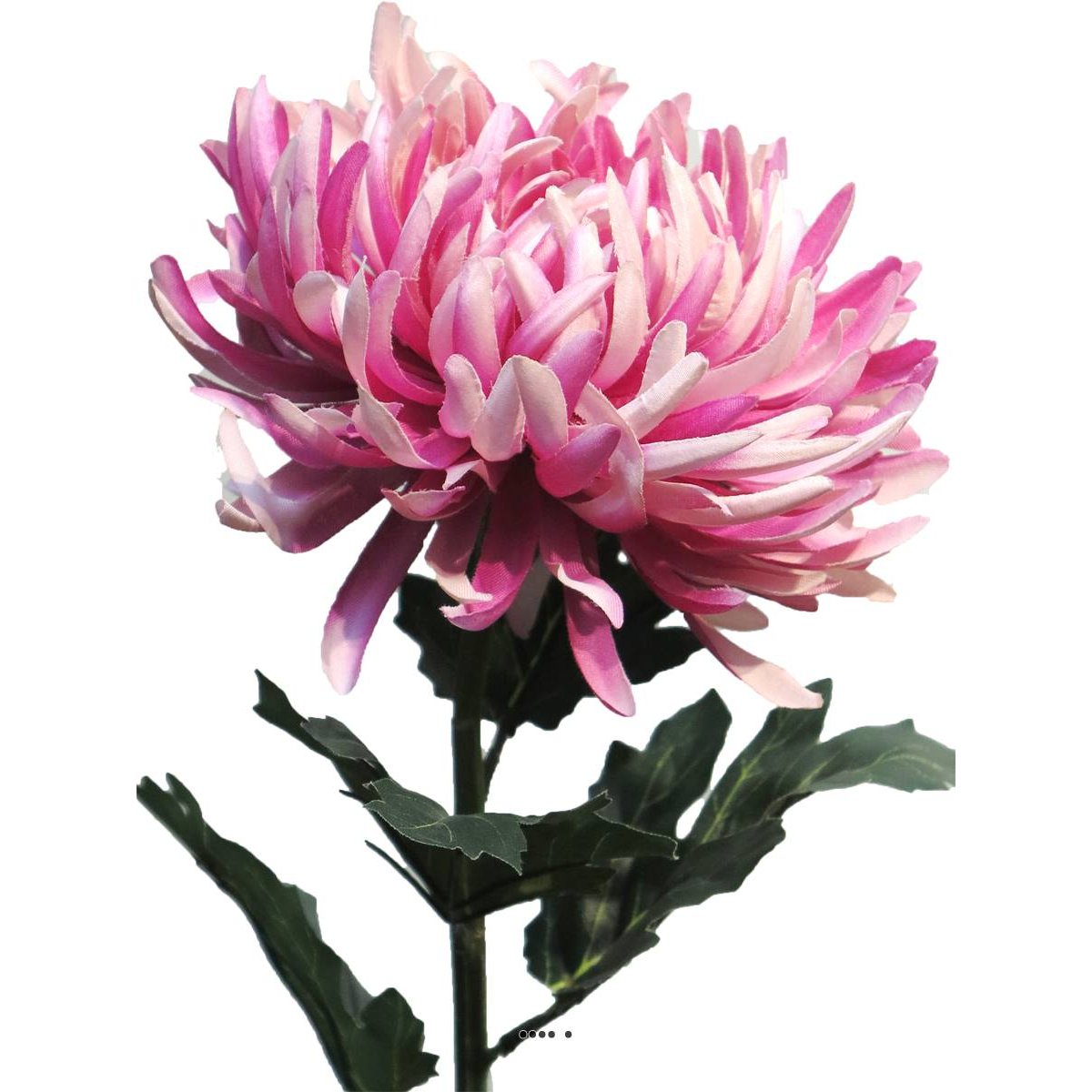 Chrysanthème artificiel, H 63 cm Rose rose, ARTIFICIELLES
