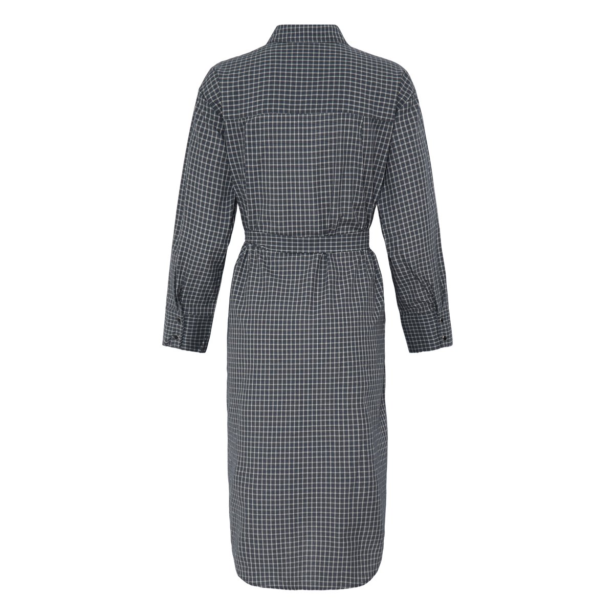 Robe chemise doupe droite, manches longues gris asphalt, B.YOUNG