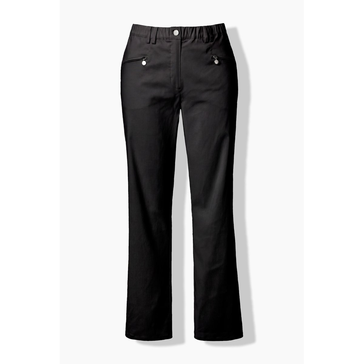 Pantalon Mary en bengalie noir, ULLA POPKEN