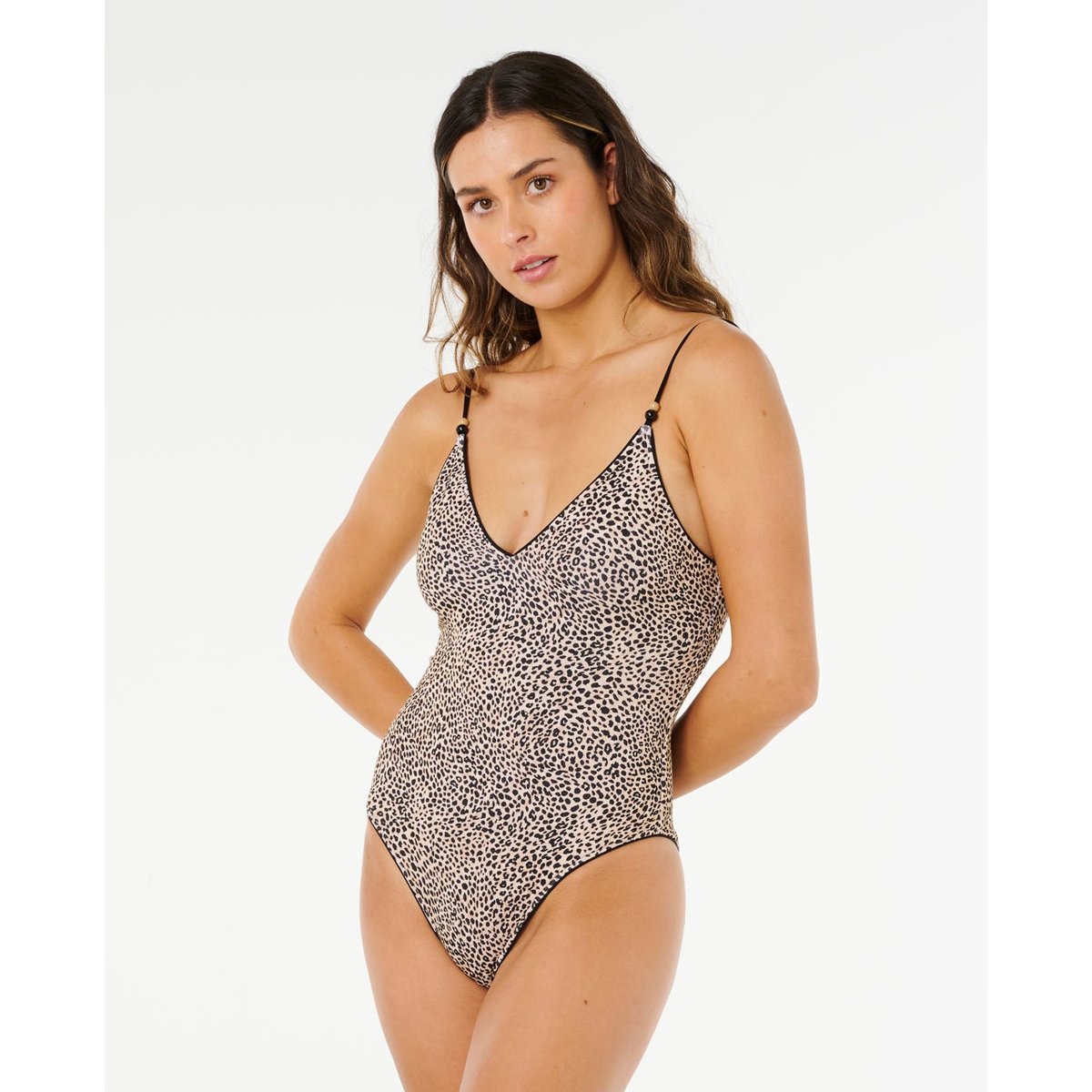 Maillot une pièce tanga Coastal Instinct noir, RIP CURL