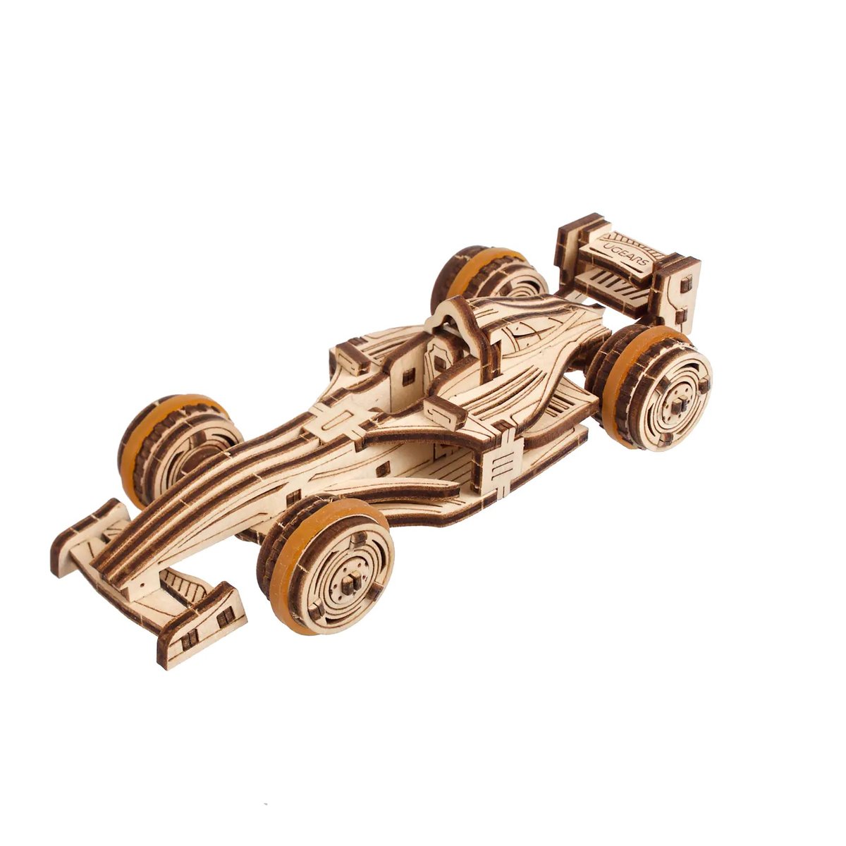 Puzzle 3D Mini bolide beige, UGEARS