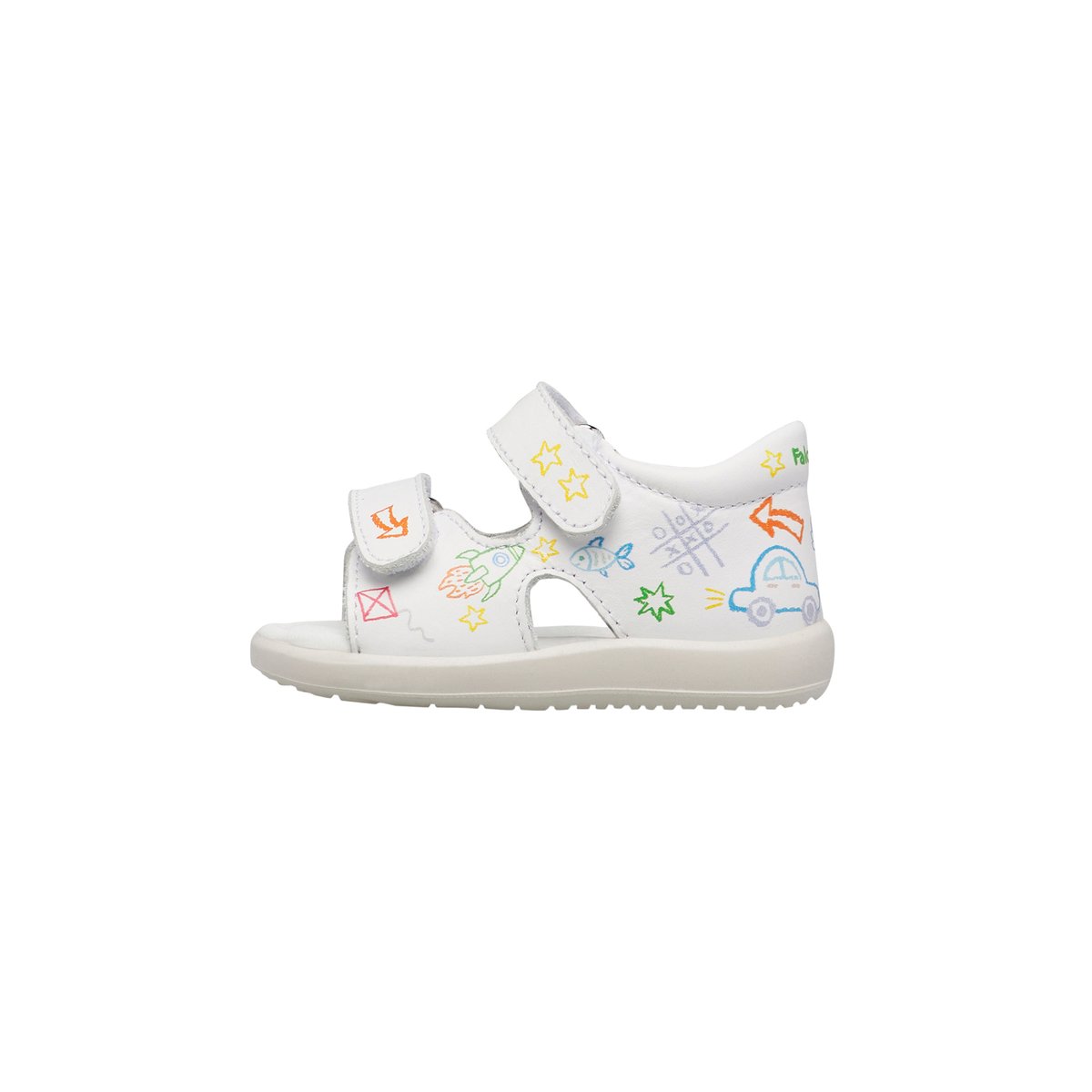 Sandales en cuir FLIMPY blanc-, FALCOTTO