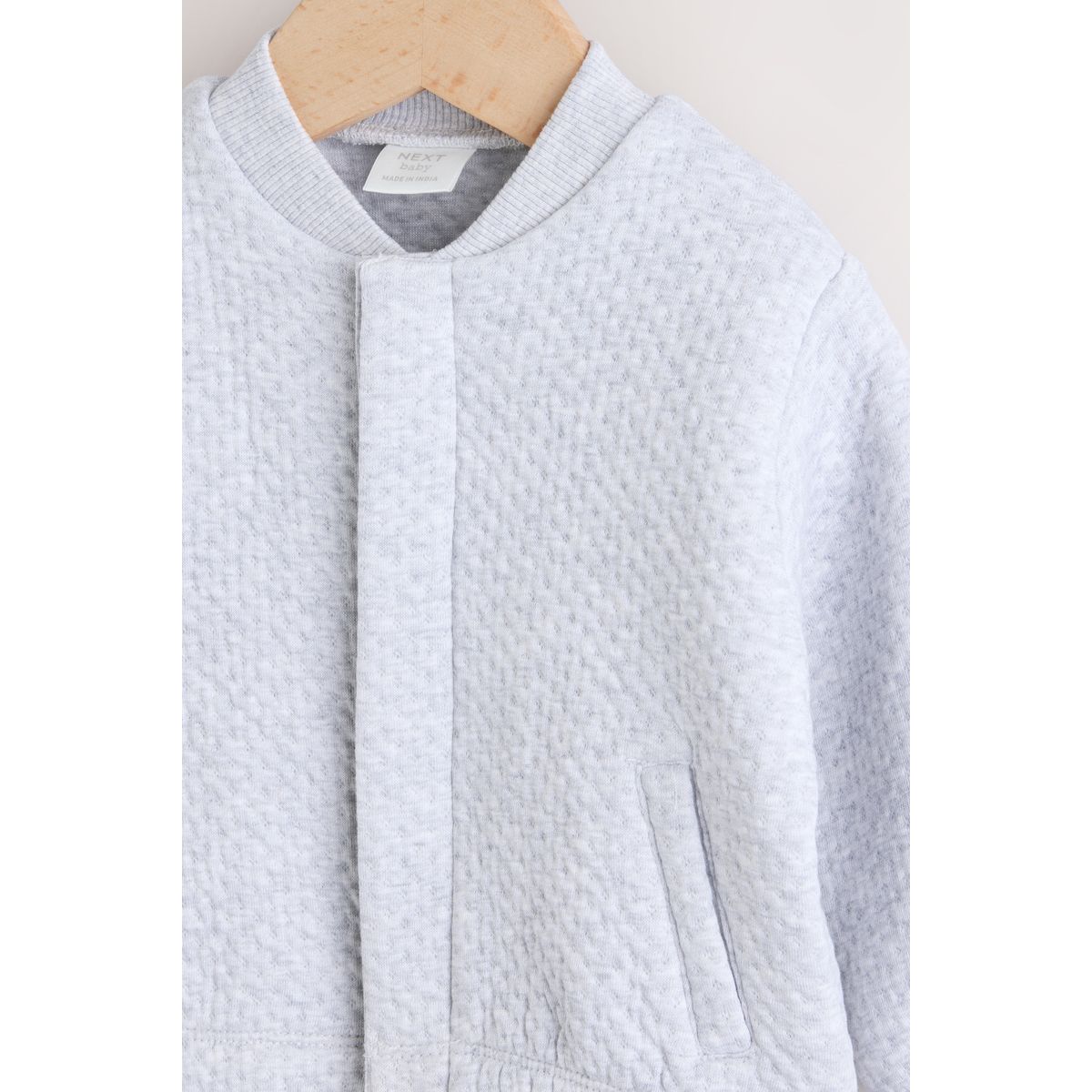 Blouson aviateur bébé texturé gris, NEXT