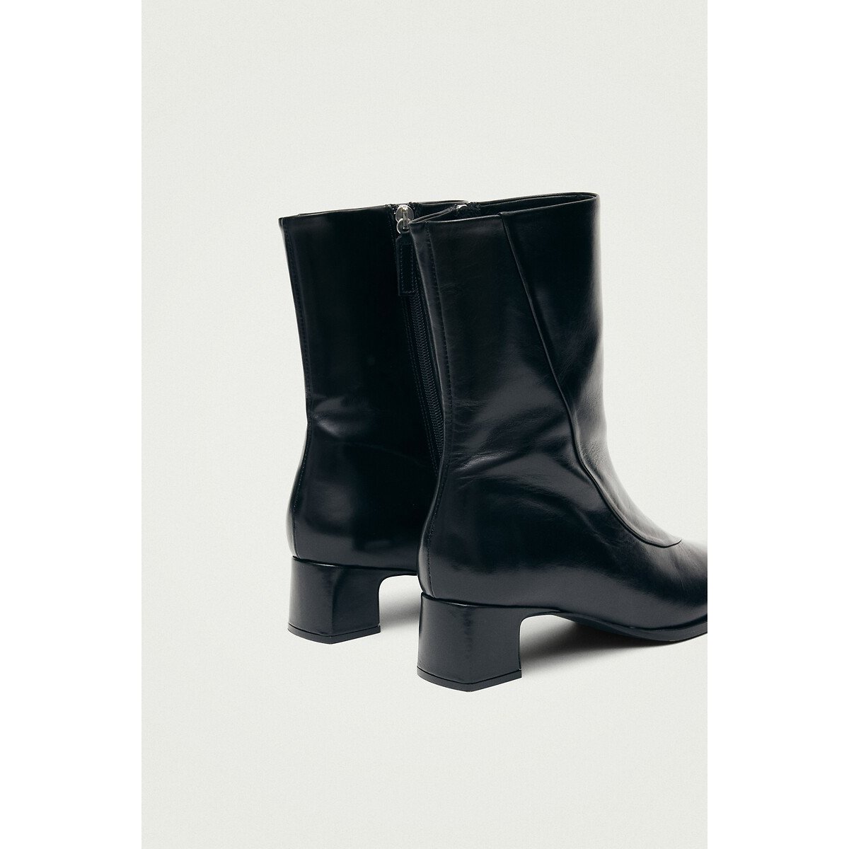 Chantal Leather Ankle Boots black, ALOHAS