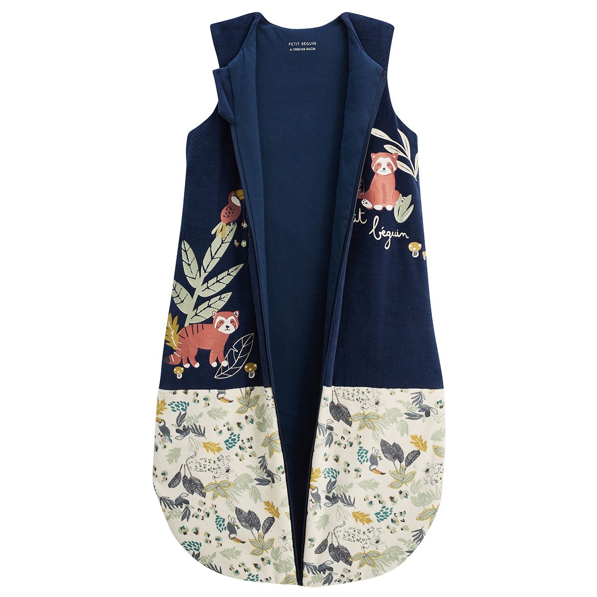 Gigoteuse TOG2 en velours Boavista bleu, PETIT BEGUIN
