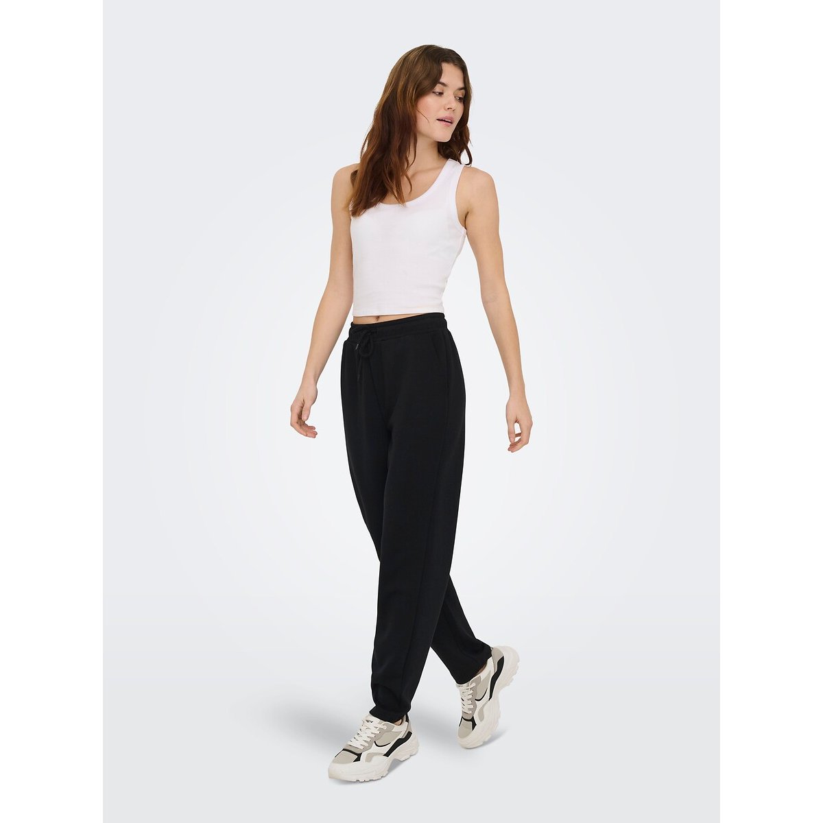 High Waist Trousers black, ONLY PLAY