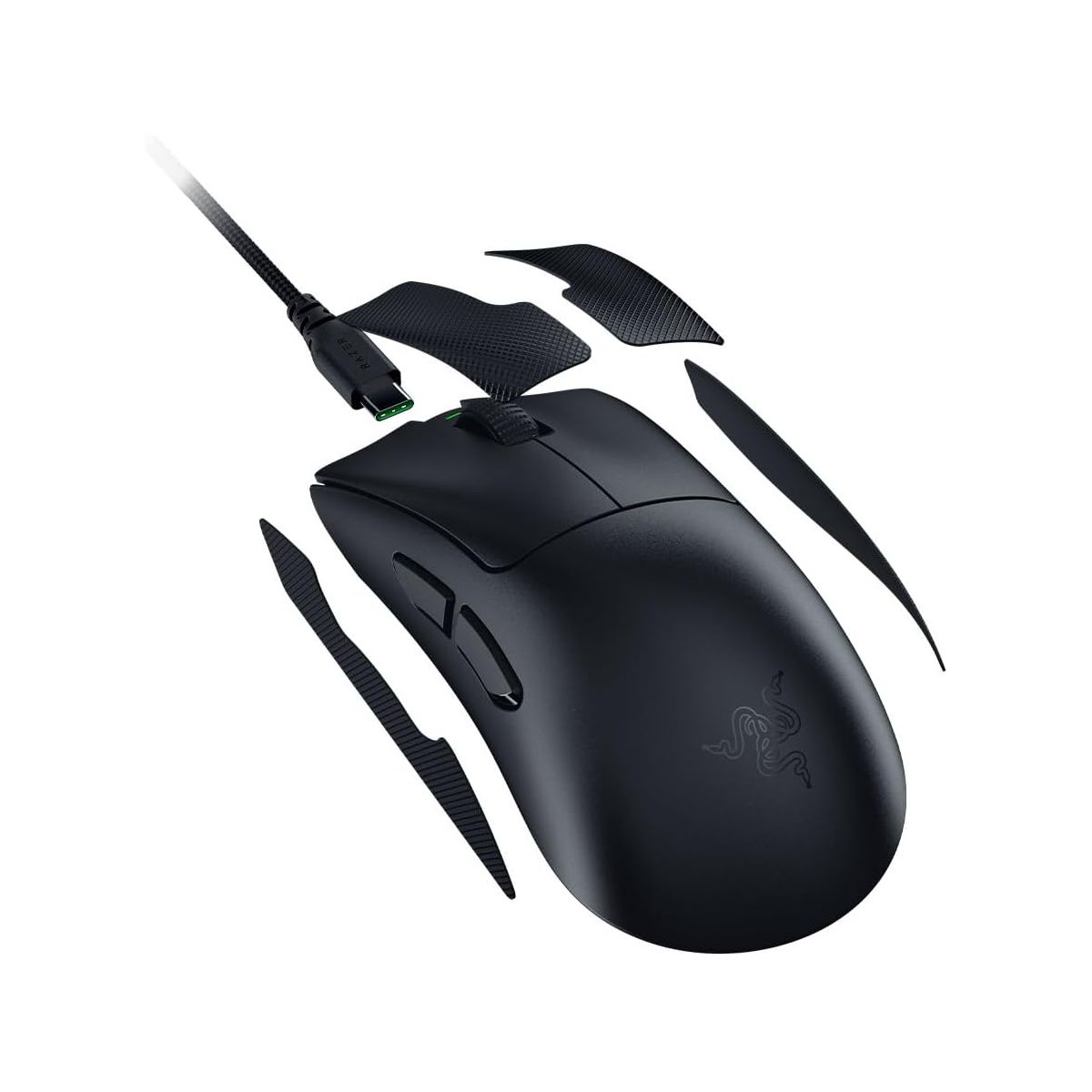 Souris Gamer Sans Fil DEATHADDER V4 PRO NOIR couleur unique, RAZER