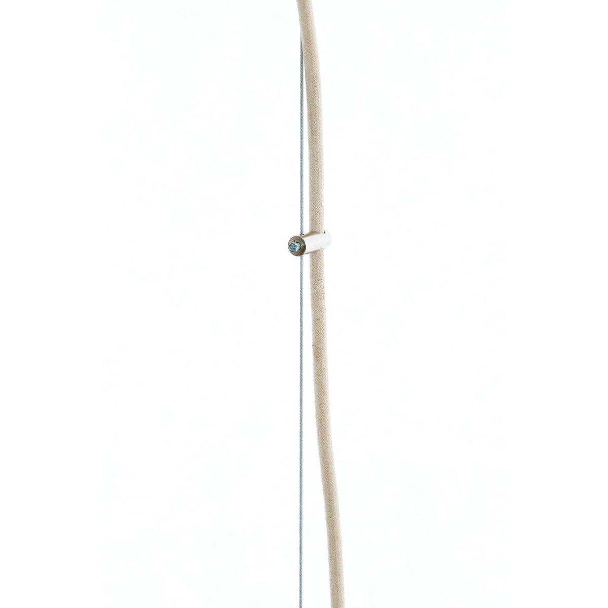 Lampe Suspendue Textiles KOZANA crème, LIGHT & LIVING 