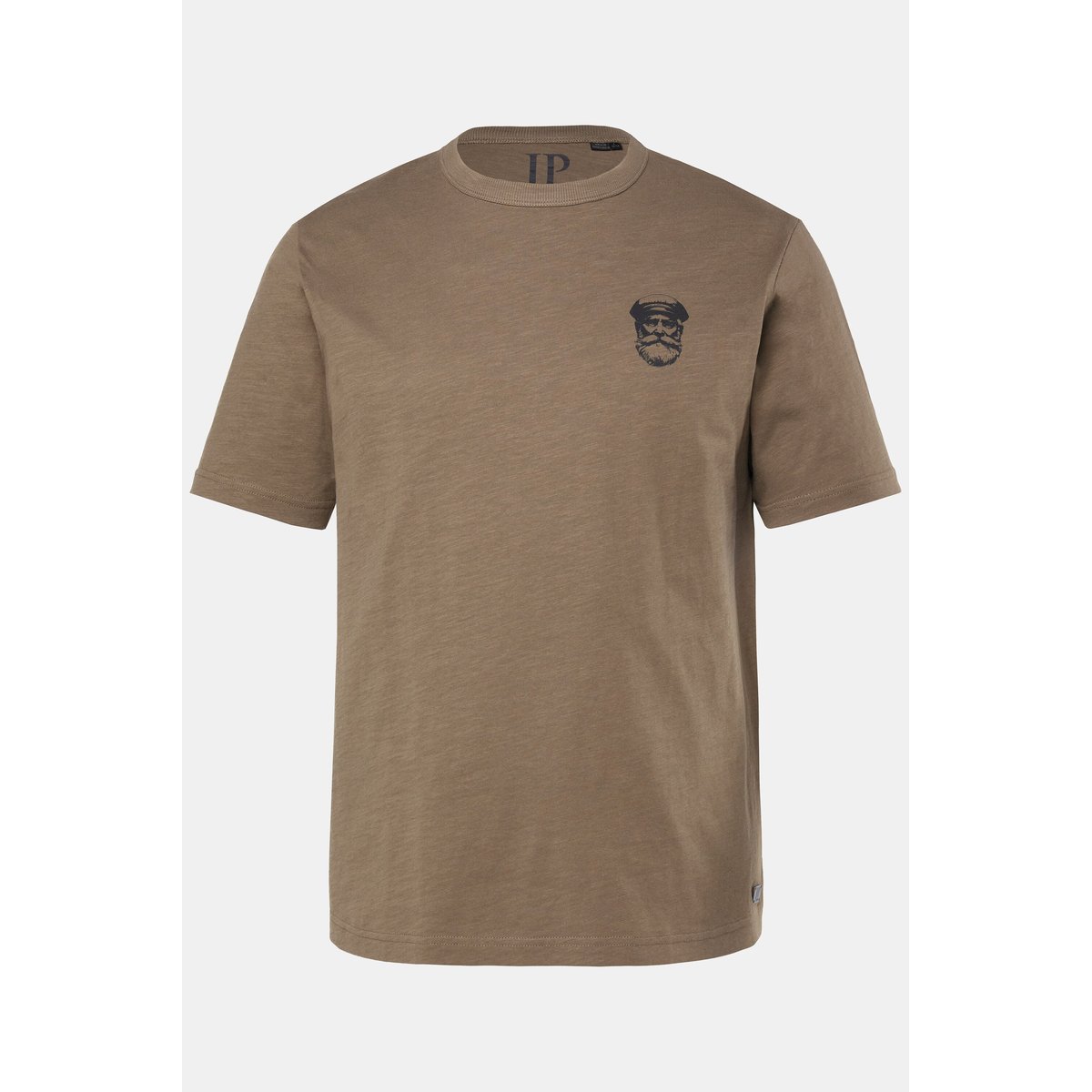 T-shirt, imprimé et manches courtes brunâtre, JP1880