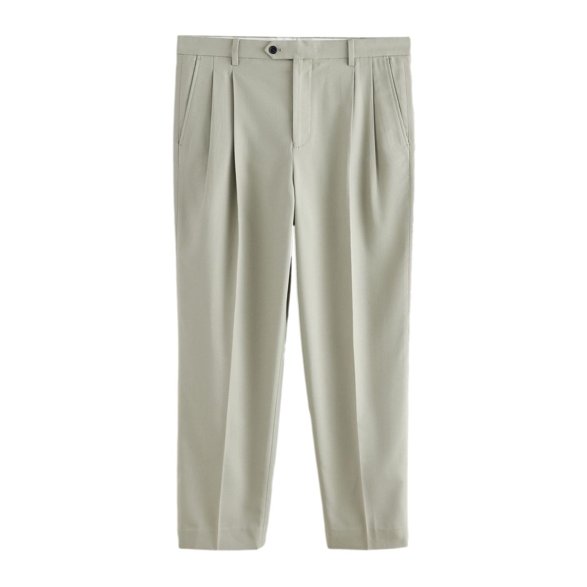 Pantalon de costume ample texturé vert sauge, NEXT
