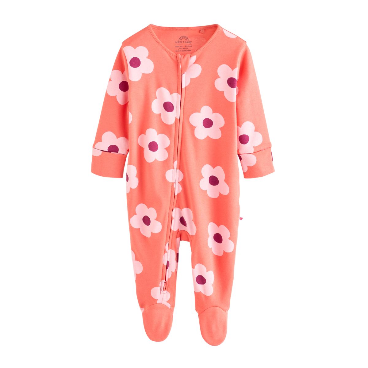 Dors-bien à zip double sens bébé, lot de 5 violet/rose, NEXT