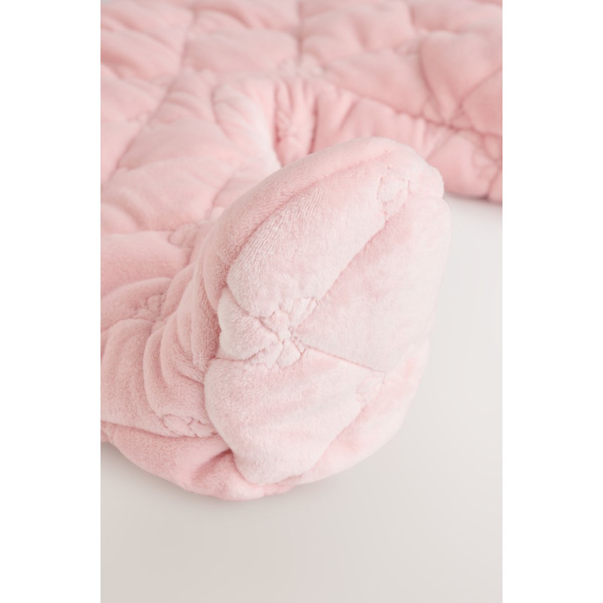 Combinaison bébé matelassée velours rose, NEXT