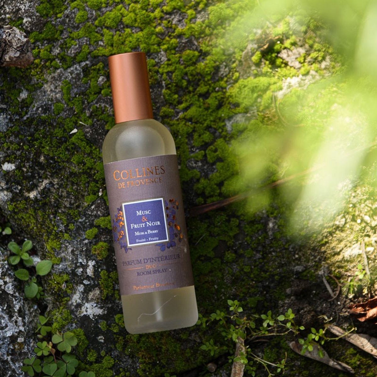 Parfum d'Intérieur  MUSC & FRUIT NOIR violet, COLLINES DE PROVENCE
