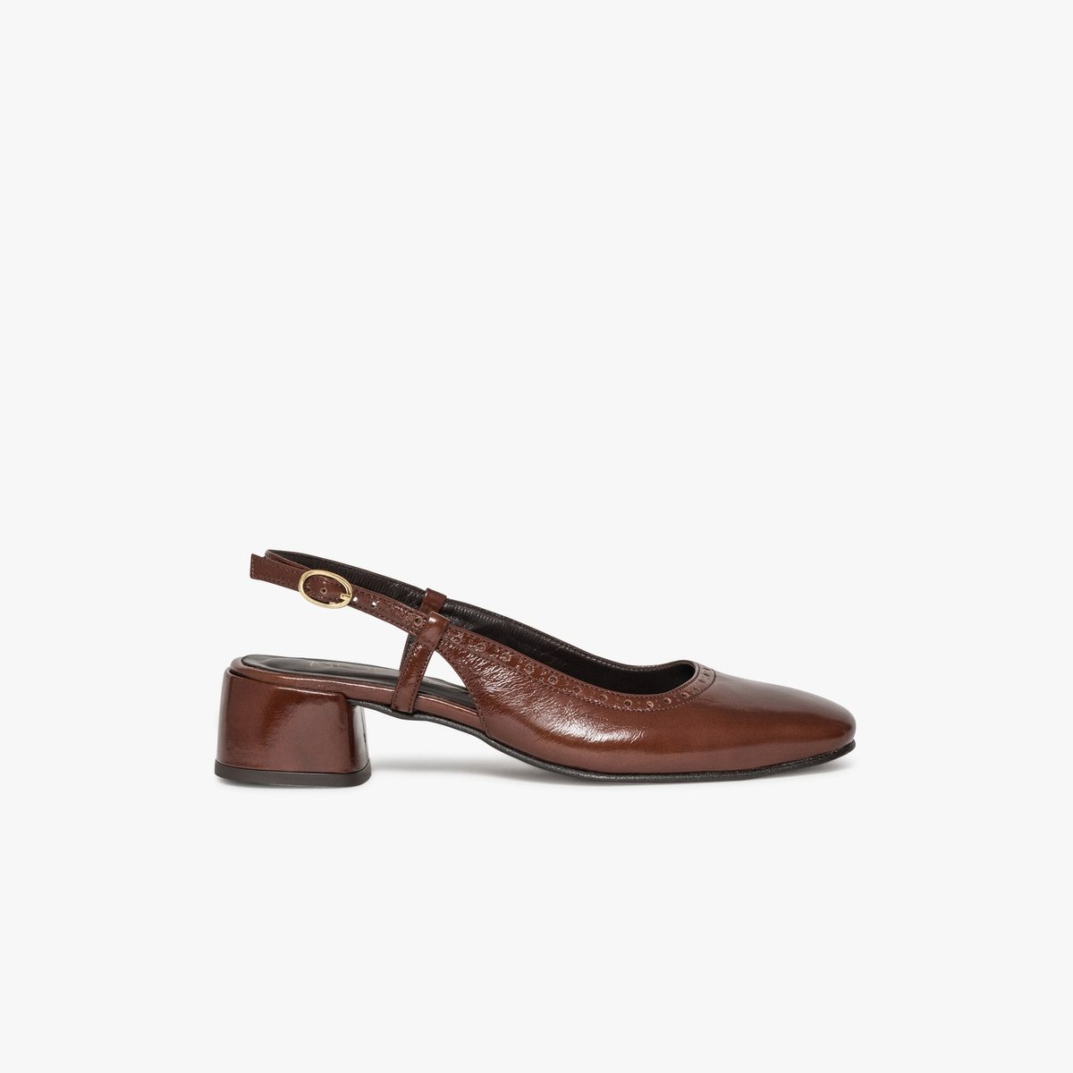 Escarpin en cuir JANE cognac, BOCAGE