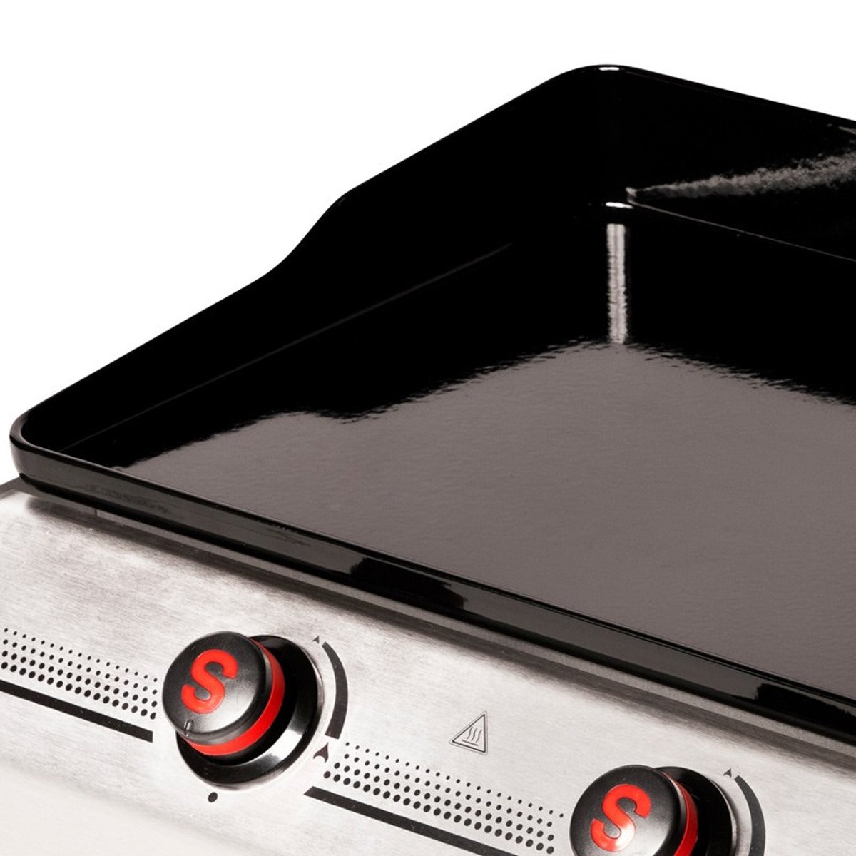 Plancha à gaz à poser pour 15 convives gris clair, noir, gris clair, SOMAGIC