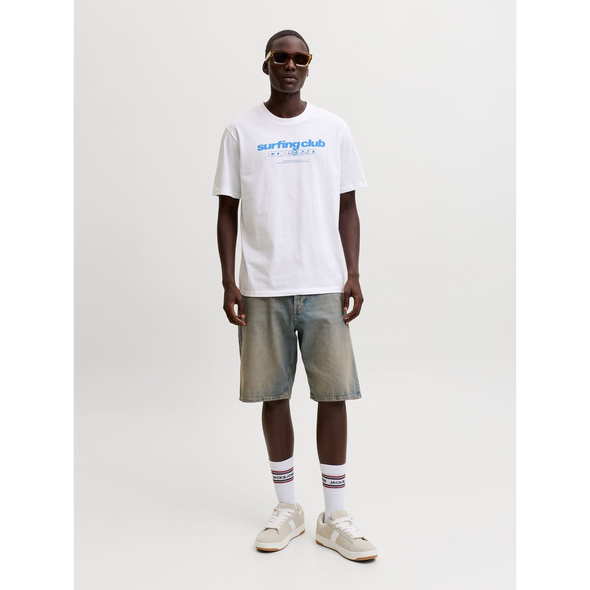 T-Shirt bright white, JACK & JONES