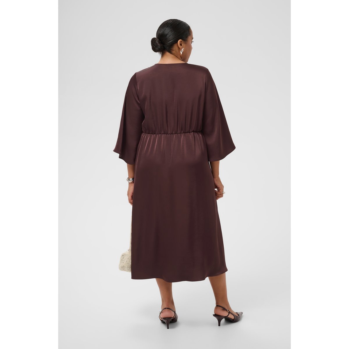 Robe beige fudge, KAFFE CURVE