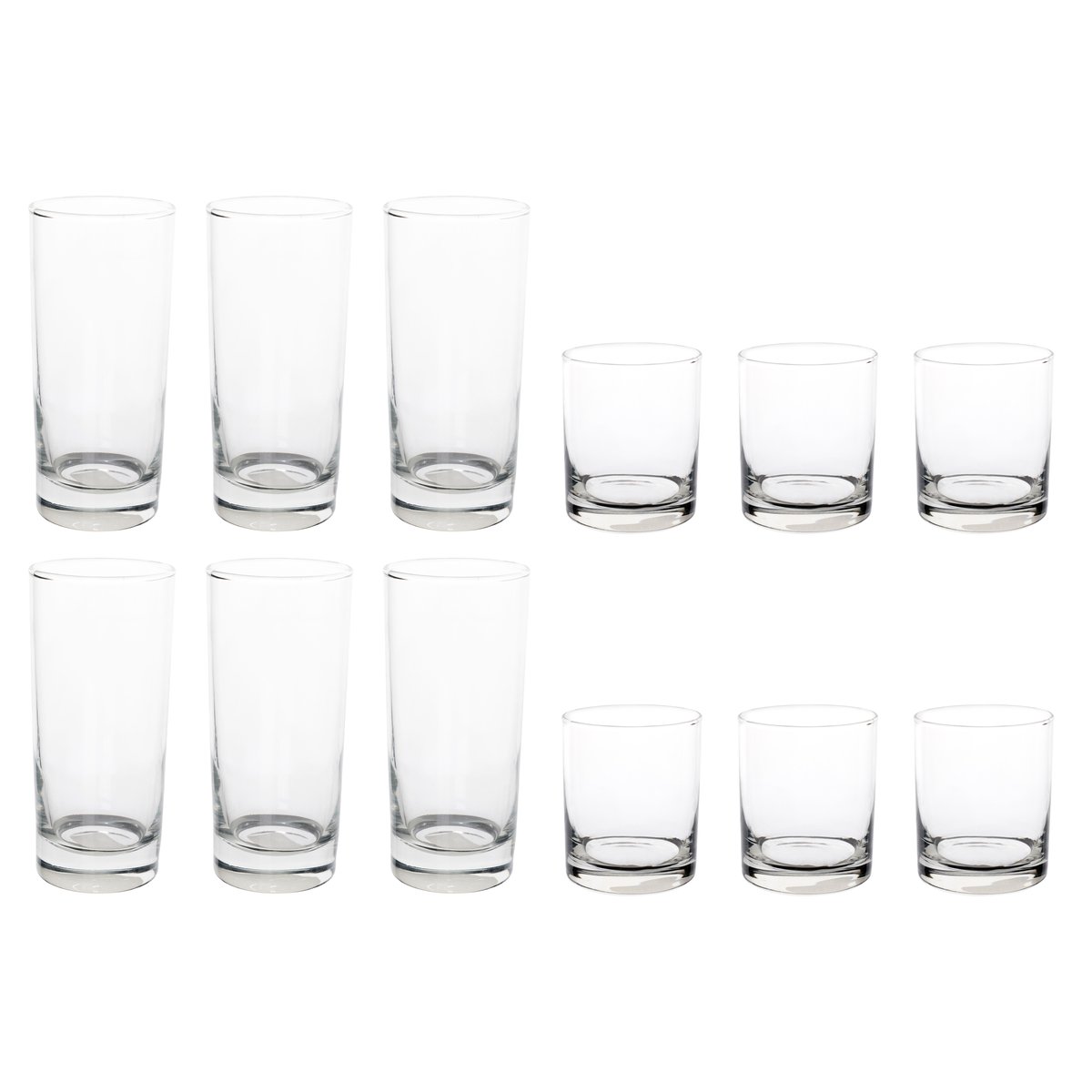 Service de verres 12 pièces, GLOBE transparent, COSY&TRENDY