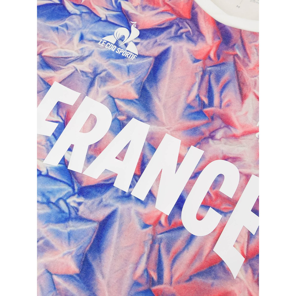 Maillot Équipe de France Paralympique 2026 en jersey Jeux Olympiques EQUIPE DE FRANCE écru/all over milan, LE COQ SPORTIF