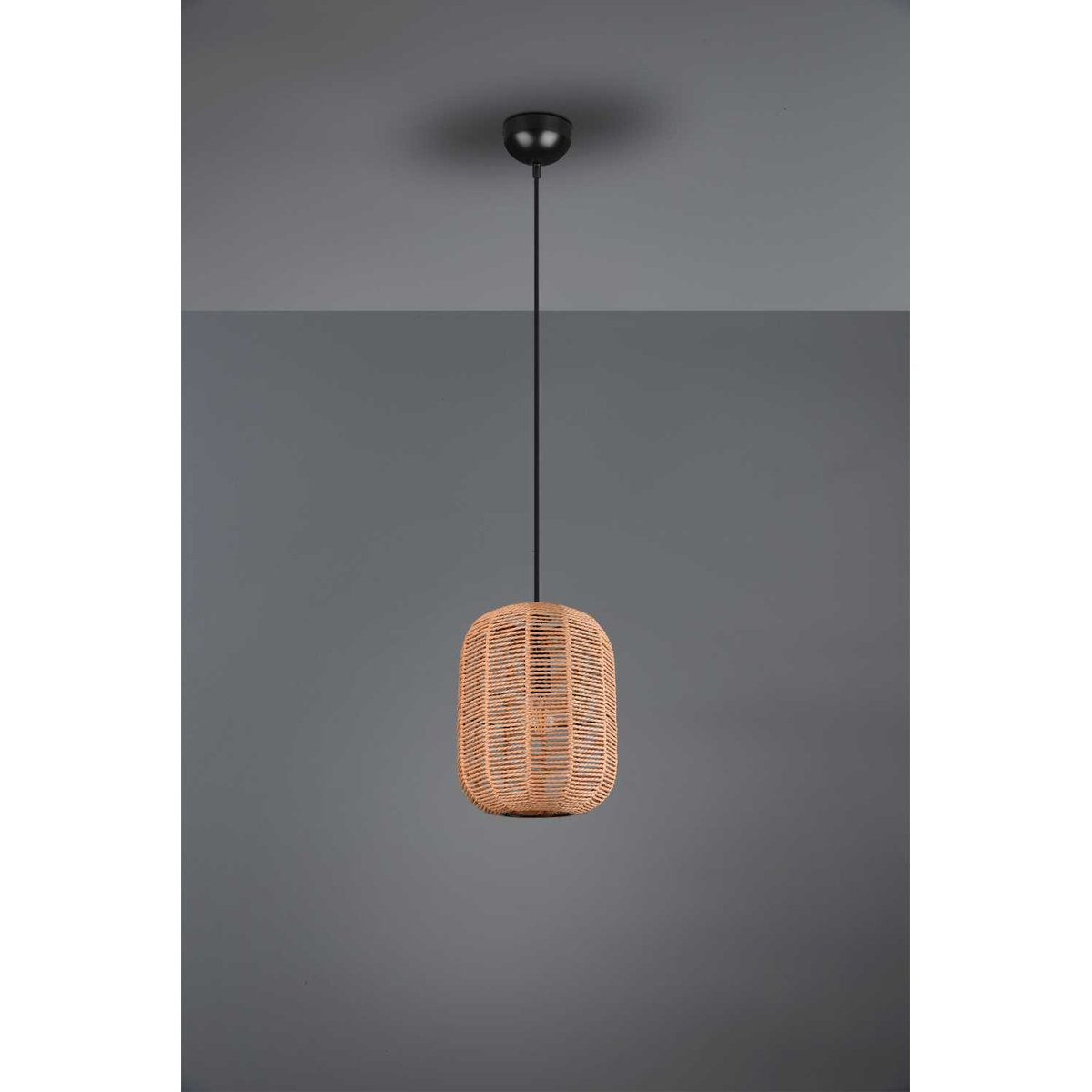 Suspension en sisal bohème, D.25 , RUNA naturel, TRIO