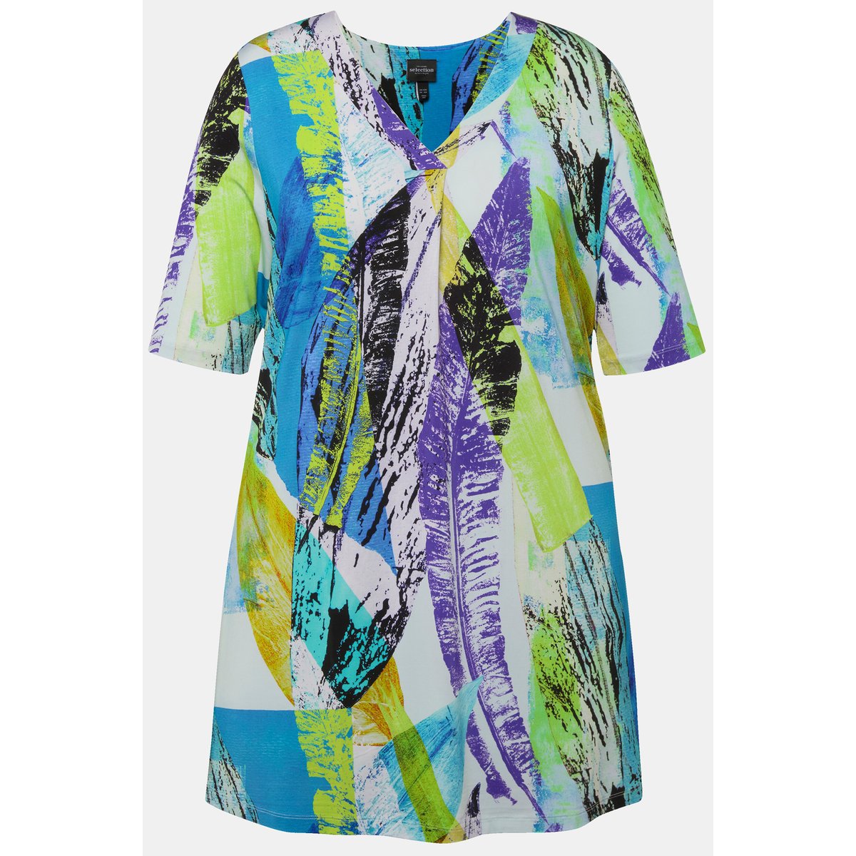 T-shirt en tissu fluide slinky pistache, ULLA POPKEN