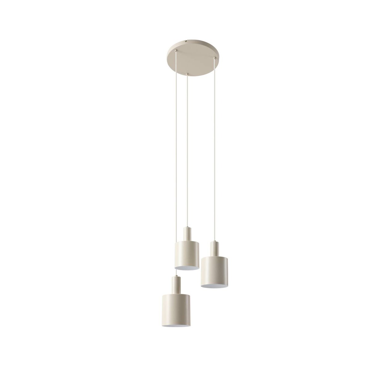 Suspension en métal moderne, Ovelia beige, LINDBY