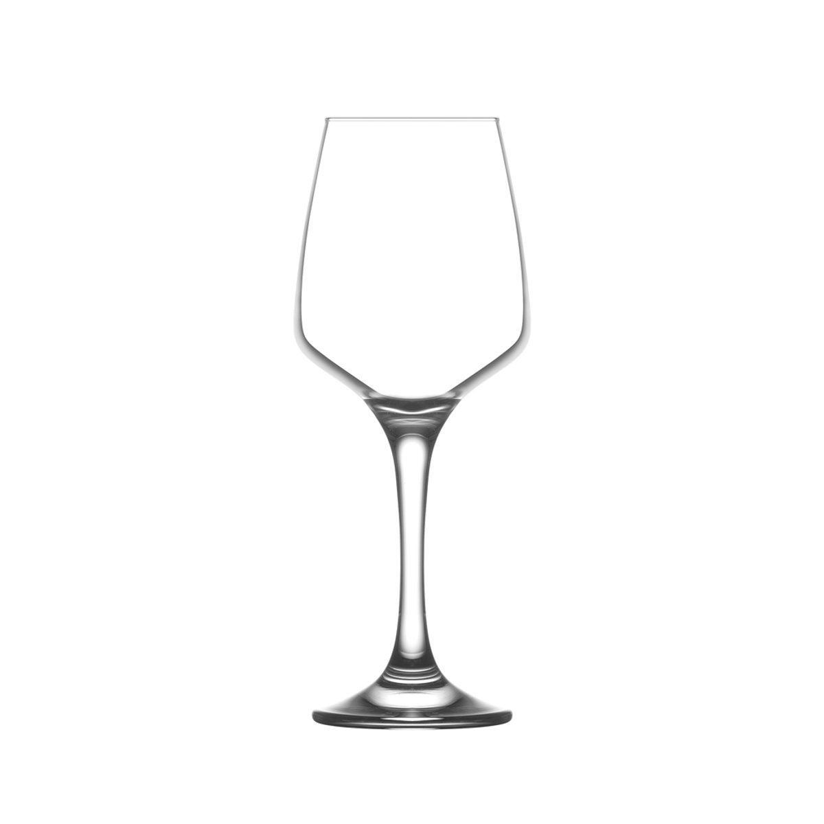 Boîte de 6 verres à pied Cépages 33 cl transparent / cristal, TREND'UP