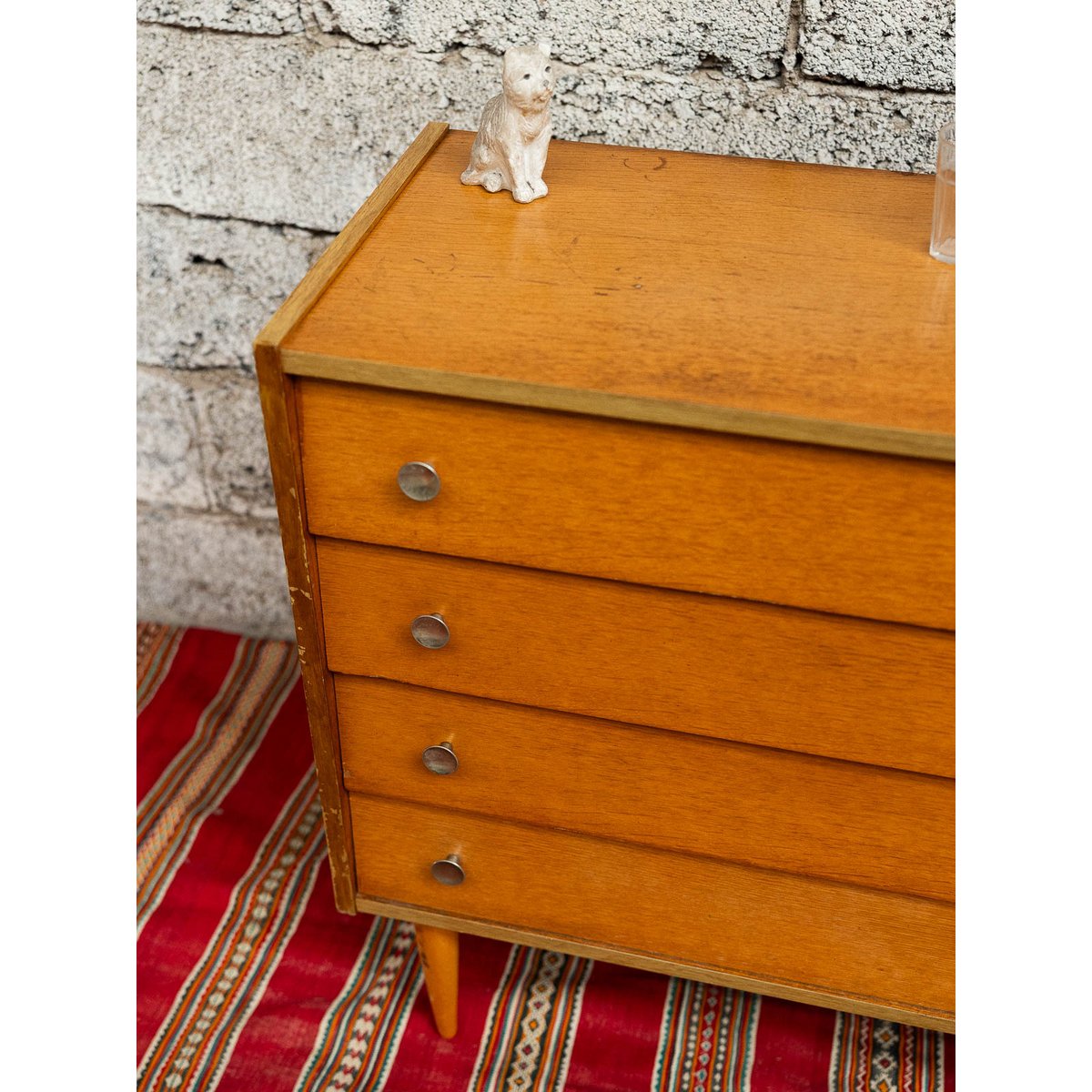 Commode symétrique Olga N°708 - Bon état beige, DEBONGOUT