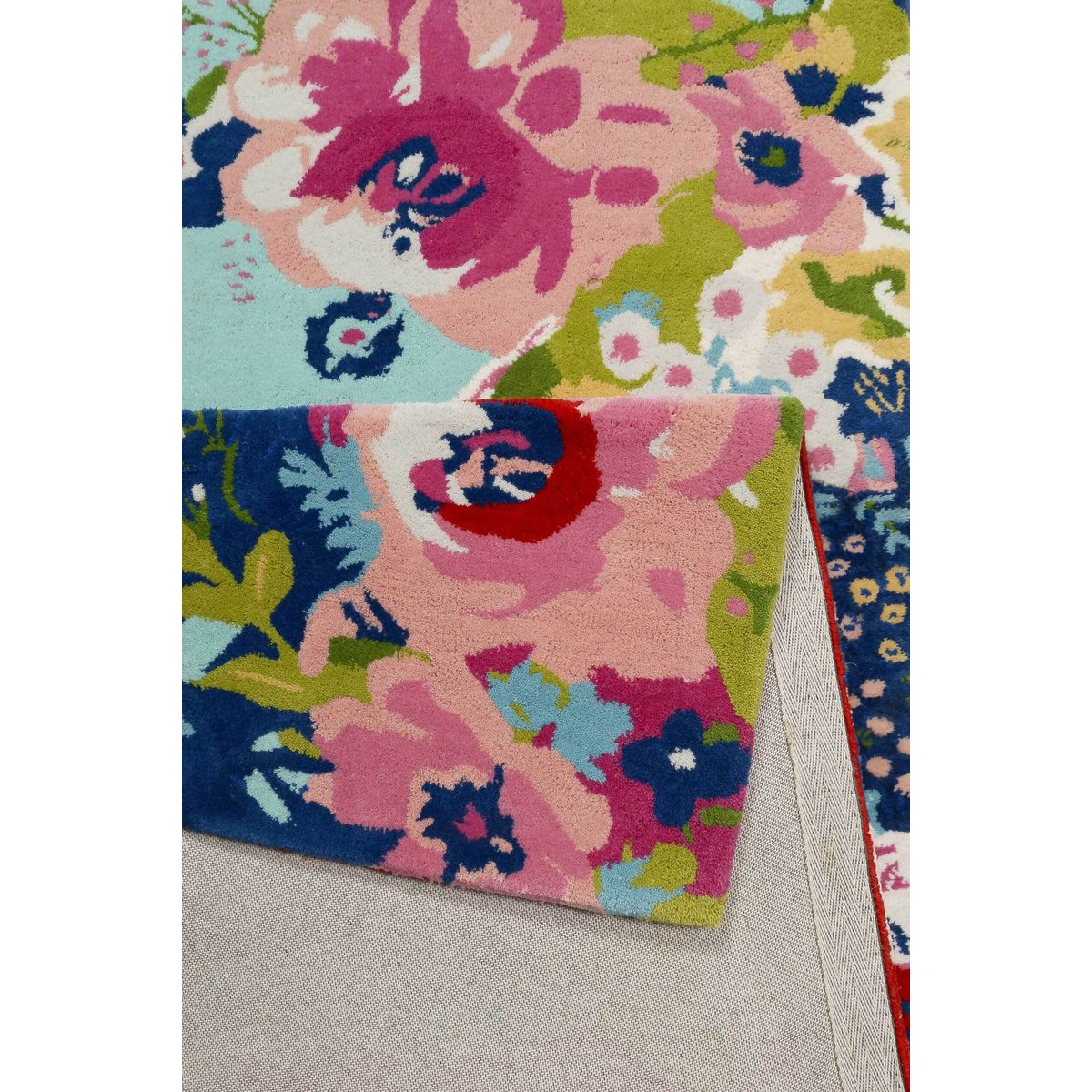 Tapis en laine tufté main , BLOOM KINGDOM rouge, ACCESSORIZE
