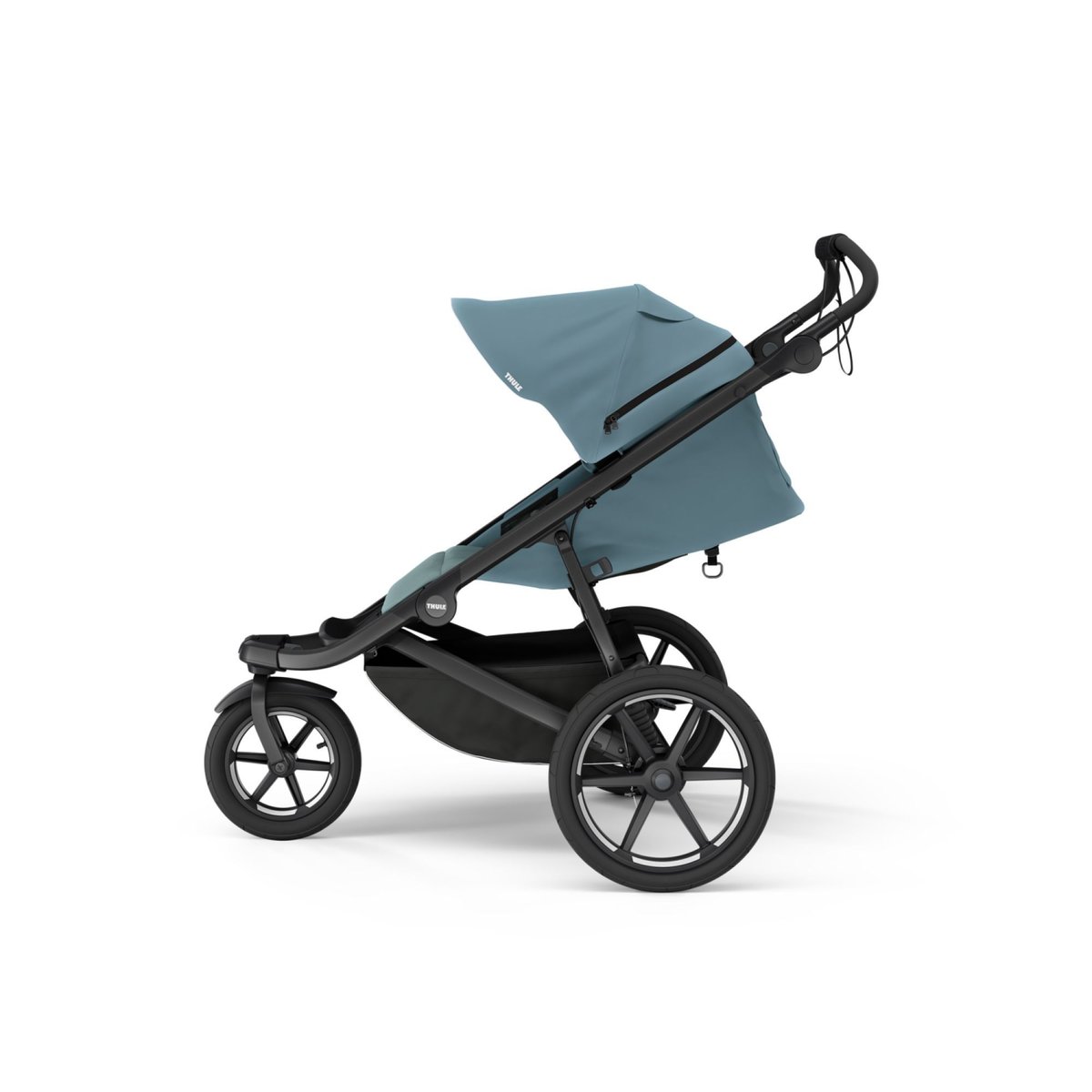 Poussette duo Urban Glide 3 + nacelle Urban Glide bleu, THULE