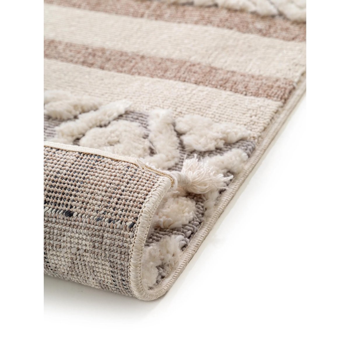 Tapis OYO crème/gris, BENUTA