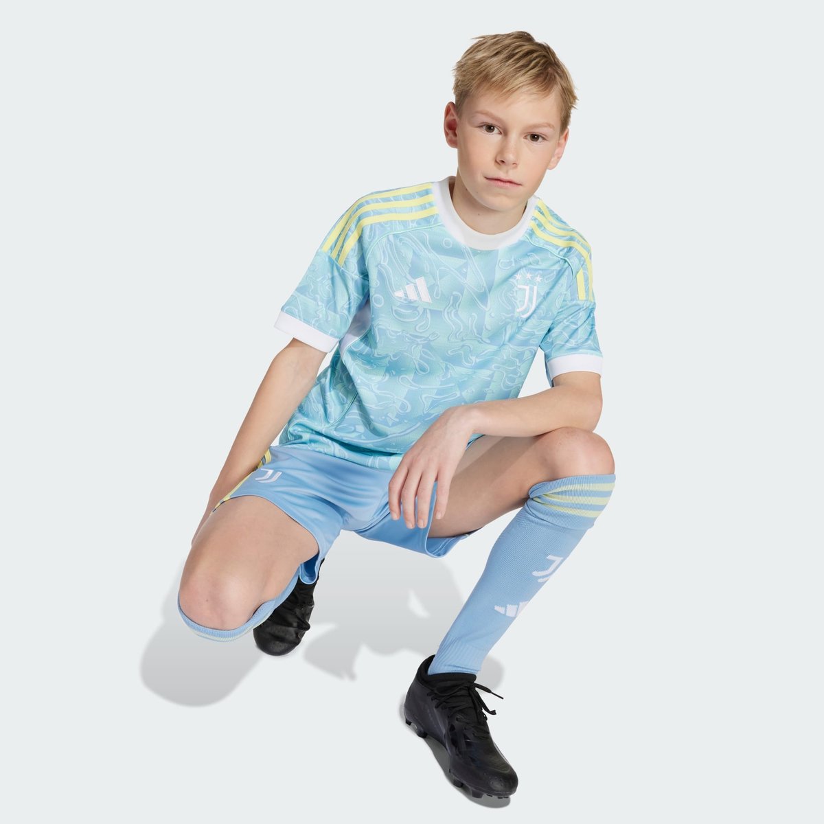 Maillot Extérieur Juventus 25/26 Enfants Maillot Extérieur Juventus 25/26 Enfants ash blue, adidas Performance
