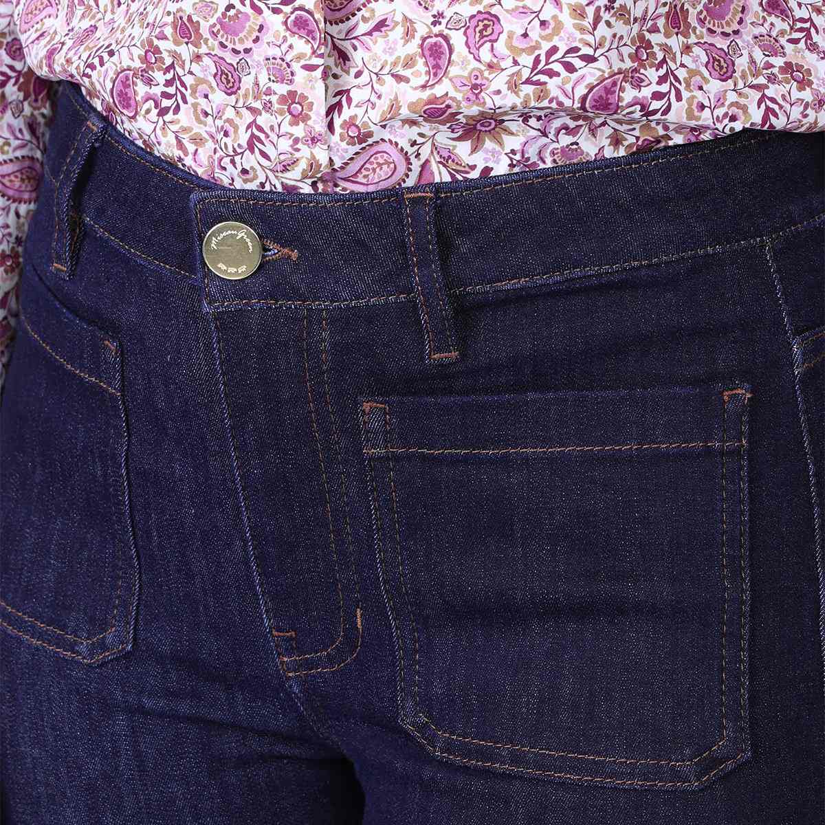 Jean bootcut brut, MISE AU GREEN