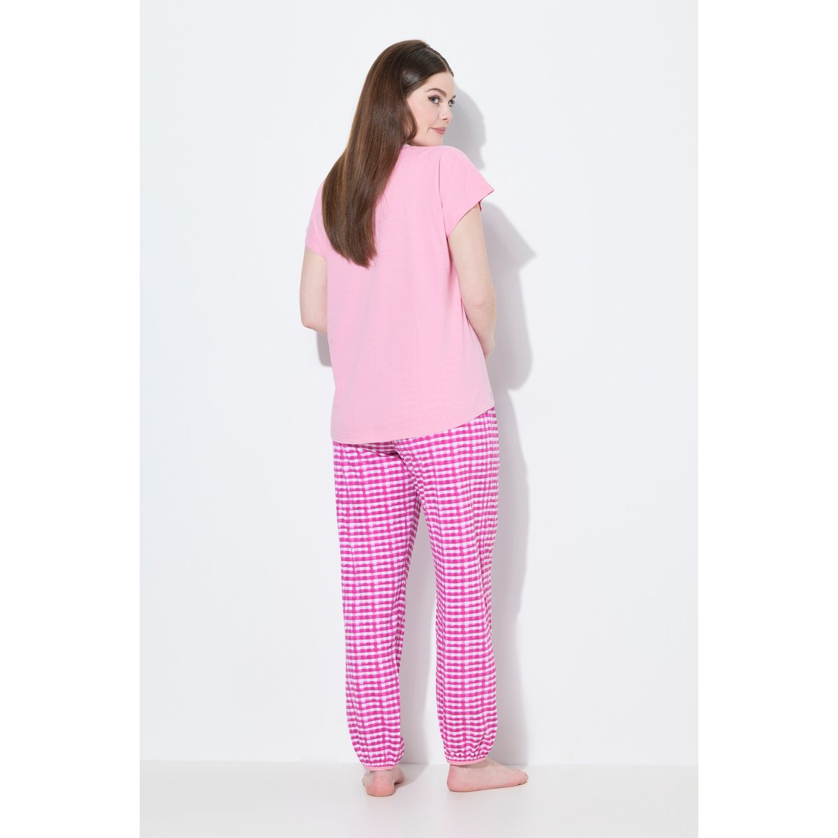 Pyjama à carreaux rose, ULLA POPKEN