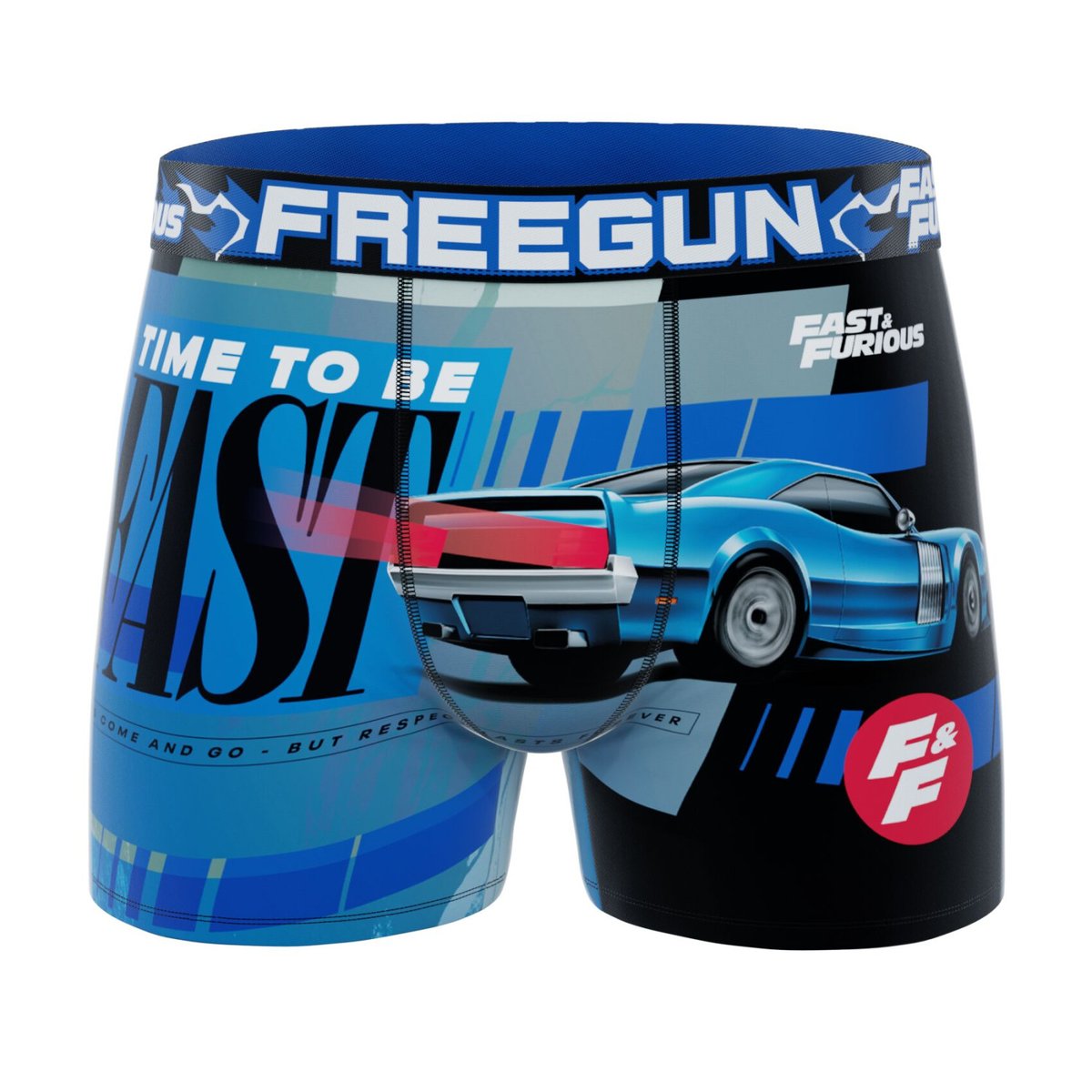 Lot De 3 Boxers Fast And Furious bleu/gris/rouge/jaune/noir, FREEGUN