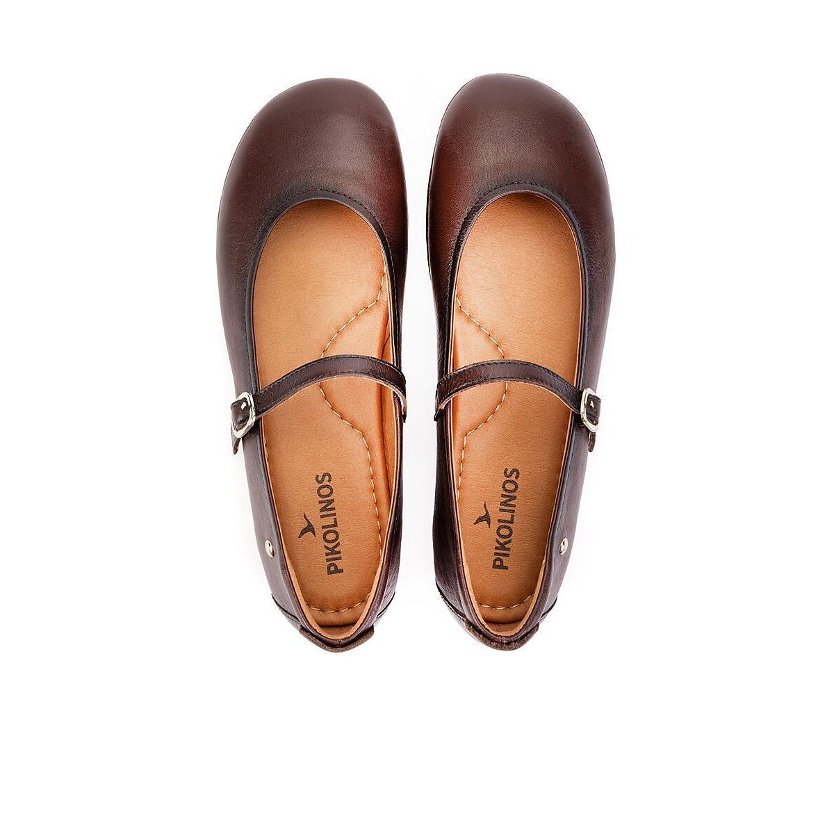 Babys-Ballerinas aus Leder, CARMONA dunkelbraun, PIKOLINOS