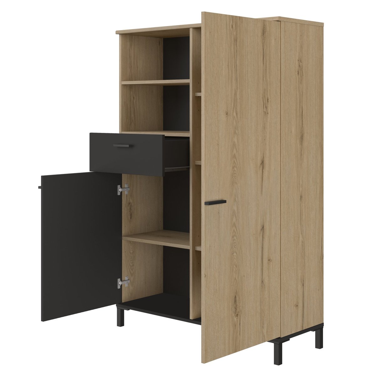 Meuble rangement TRUST marron, GAMI