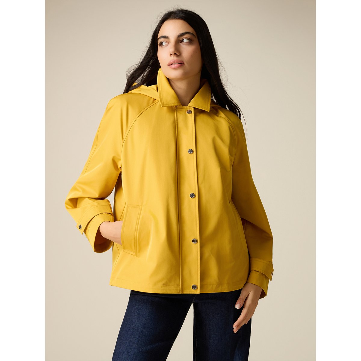 Veste avec intérieur matelassé jaune, OLTRE