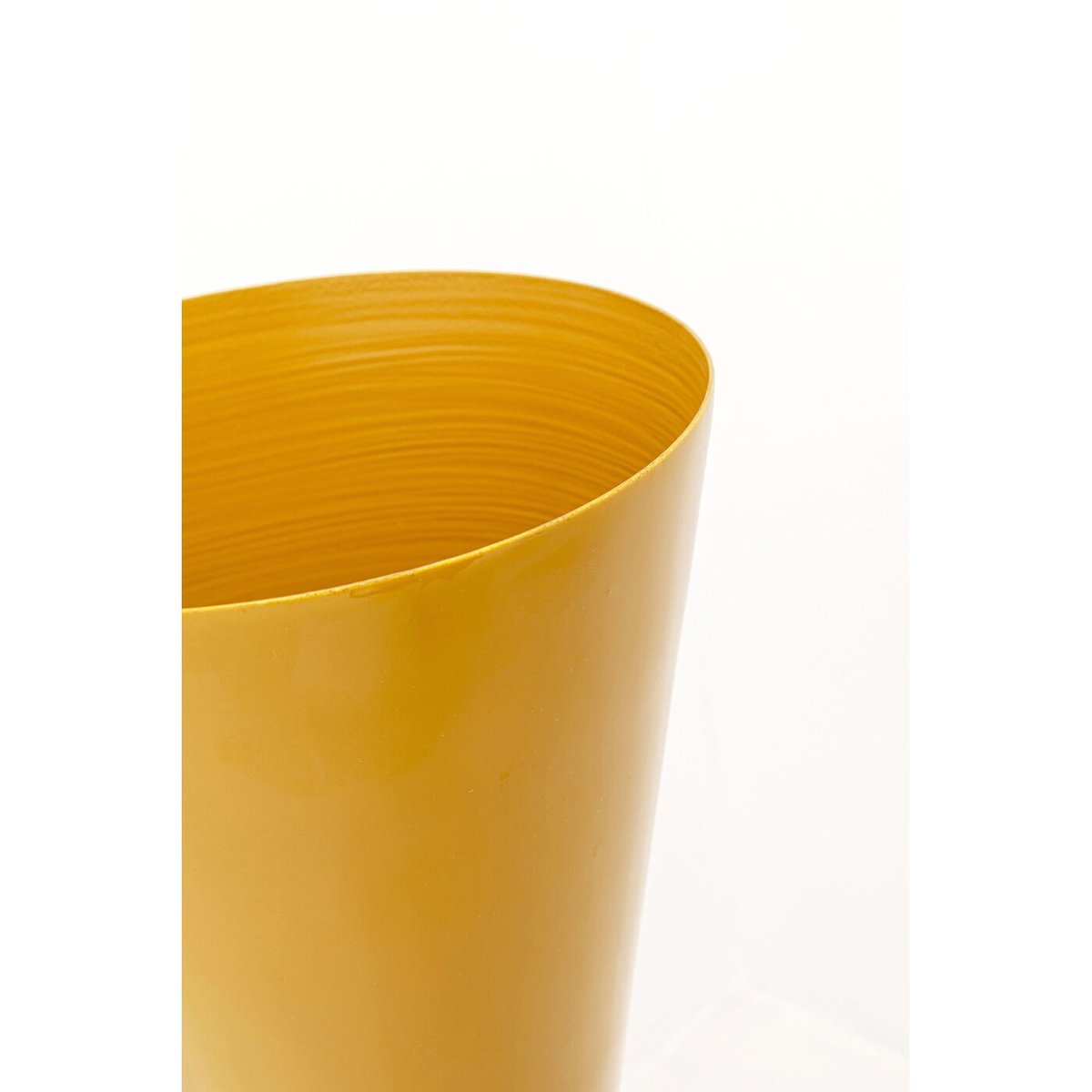 Vase en acier 55cm, BLOW jaune, KARE DESIGN