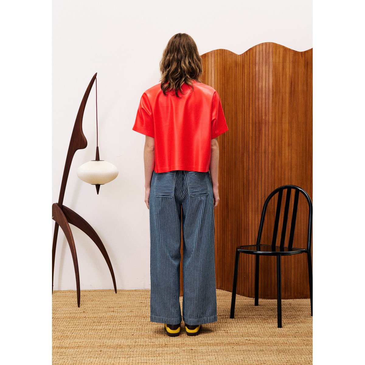 T-shirt BAZIN rouge, FRNCH
