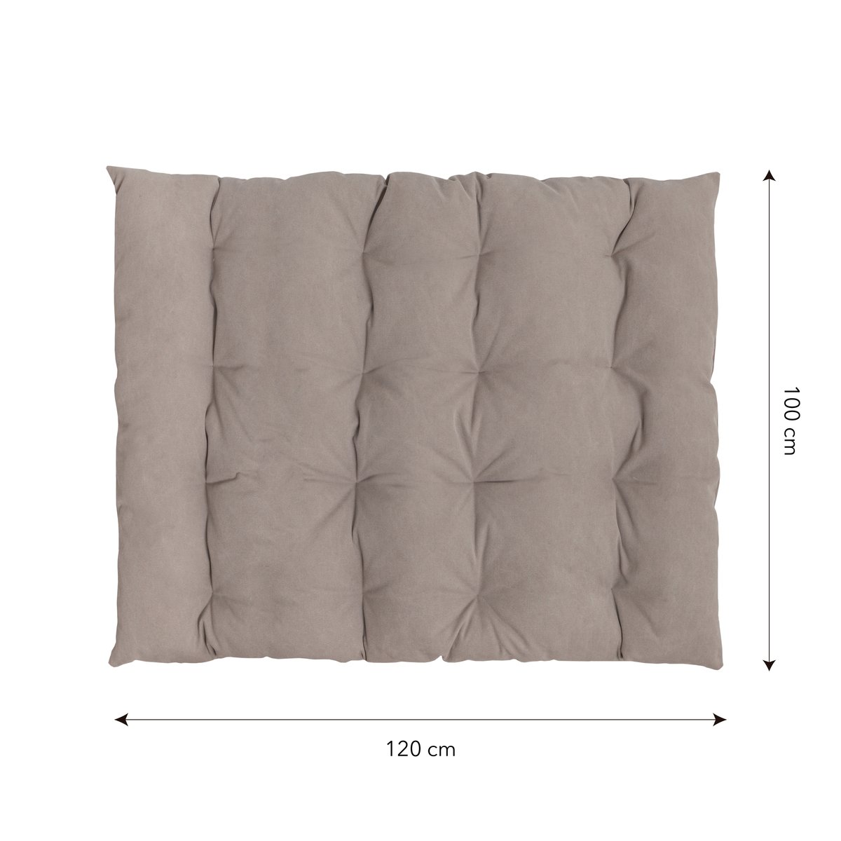 Matelas de sol en coton CIELO taupe, REALLY NICE THINGS
