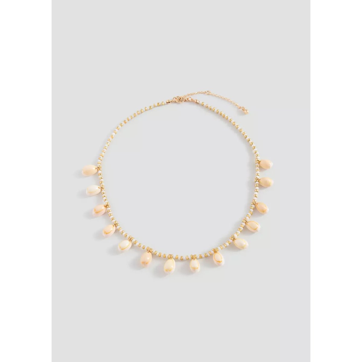 Colliers perles coquillages or, MANGO TEEN