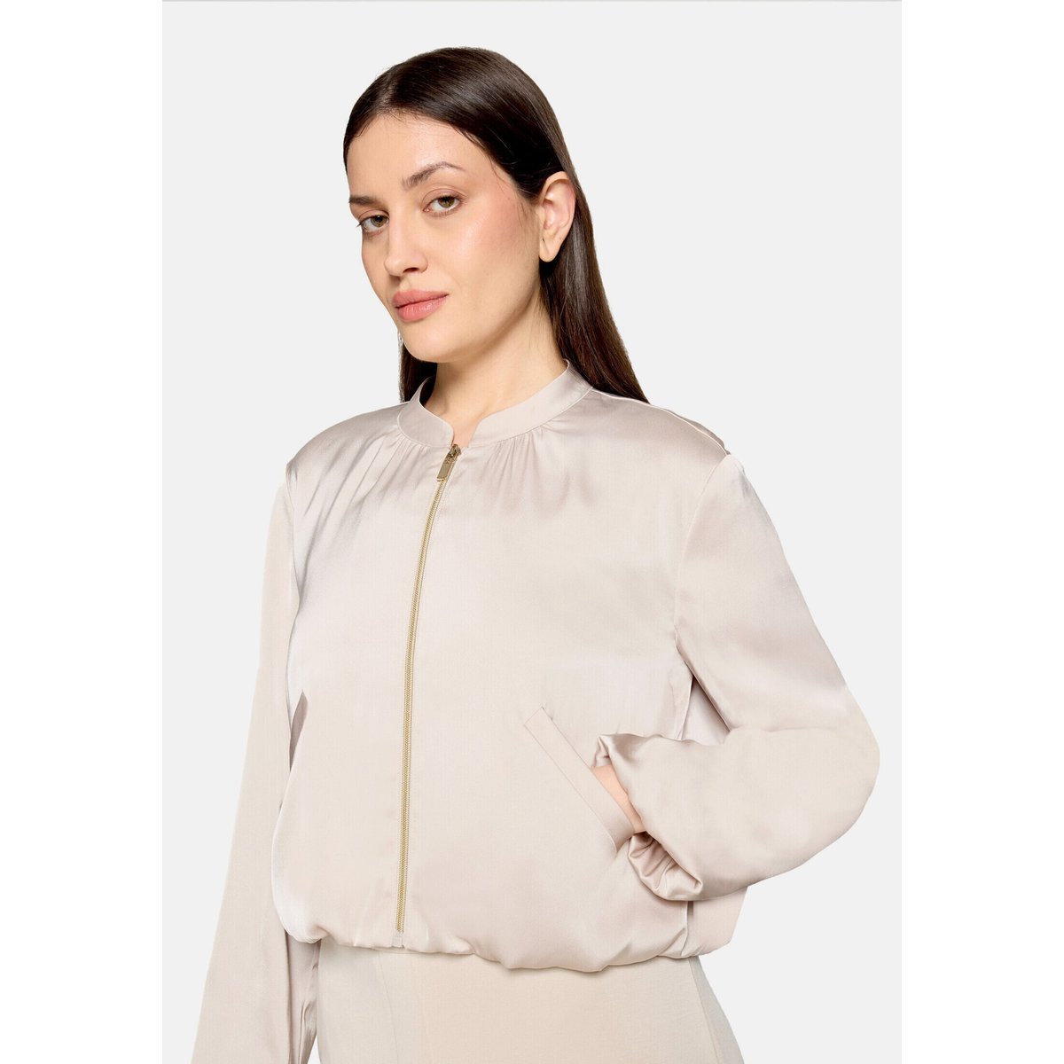 Blouson à manches 3/4 gris, BETTY BARCLAY