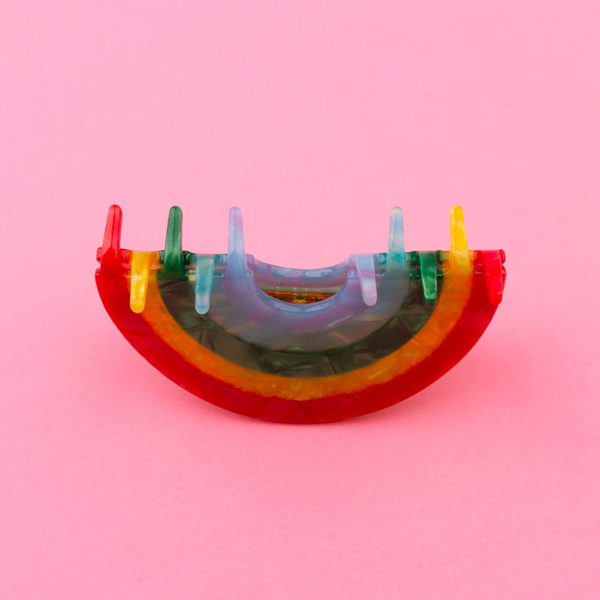 Pince à cheveux ARC-EN-CIEL multicolore, COUCOU SUZETTE